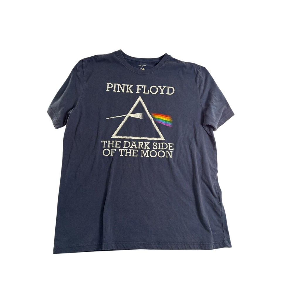 Pink Floyd Dark Side of the Moon 50th Anniversary Band Tee Navy XXL